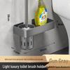 MDNG Light Luxury No-Punch Wall-Mounted Toilet Brush with Storage Holder