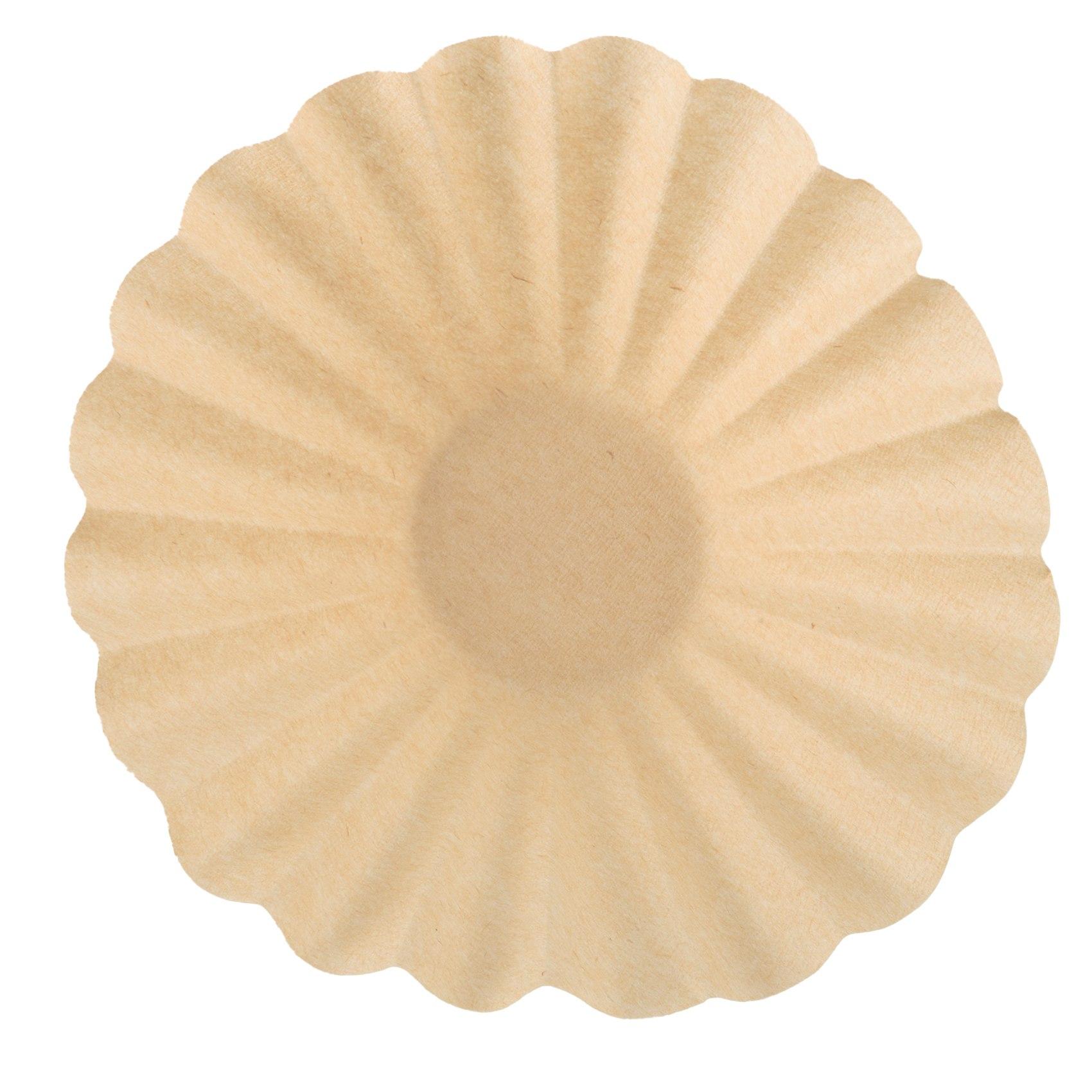 

100 Pcs 1-4 Cup Basket Coffee Filters Basket Filters Disposable Paper Coffee Filters For Home Office Use Brown коричневий