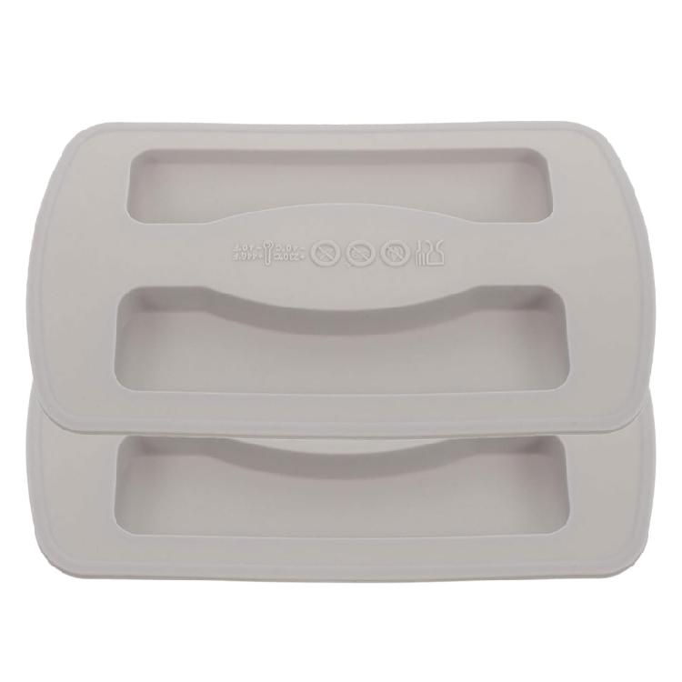 

2 Pack Bread Machine Cover Silicone Toaster Lid Toaster Machine Cover for Bread сірий колір