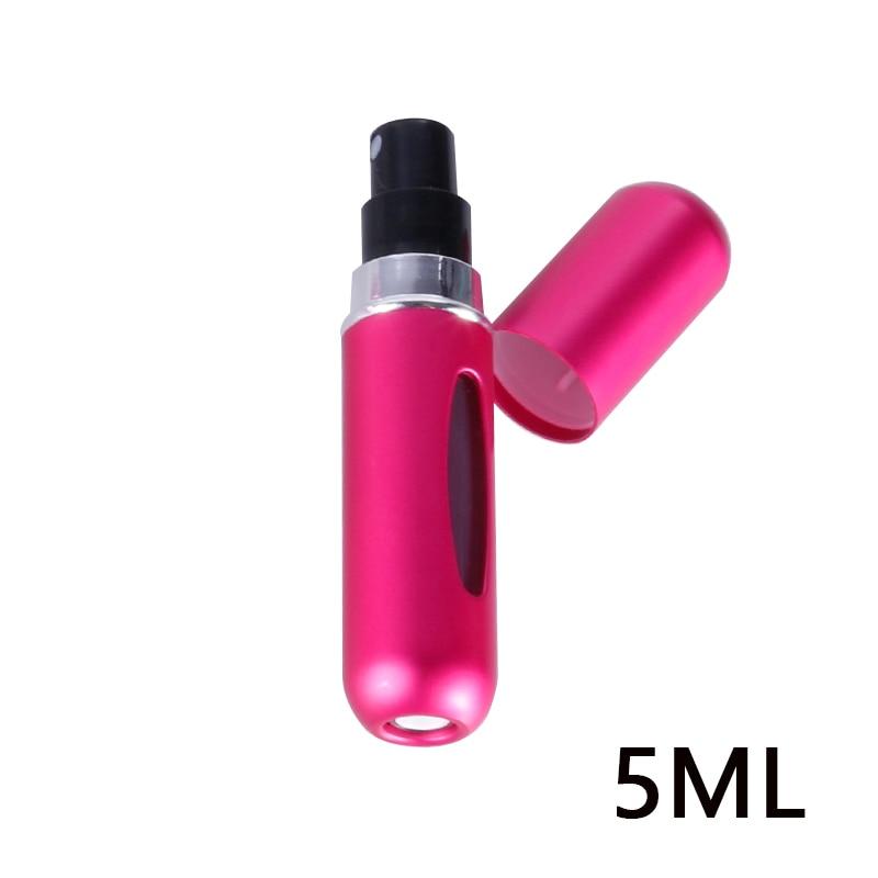 5ml Refillable Perfume Bottle Pump High-end Portable Spray Bottle Made Aluminum Press Spray Design