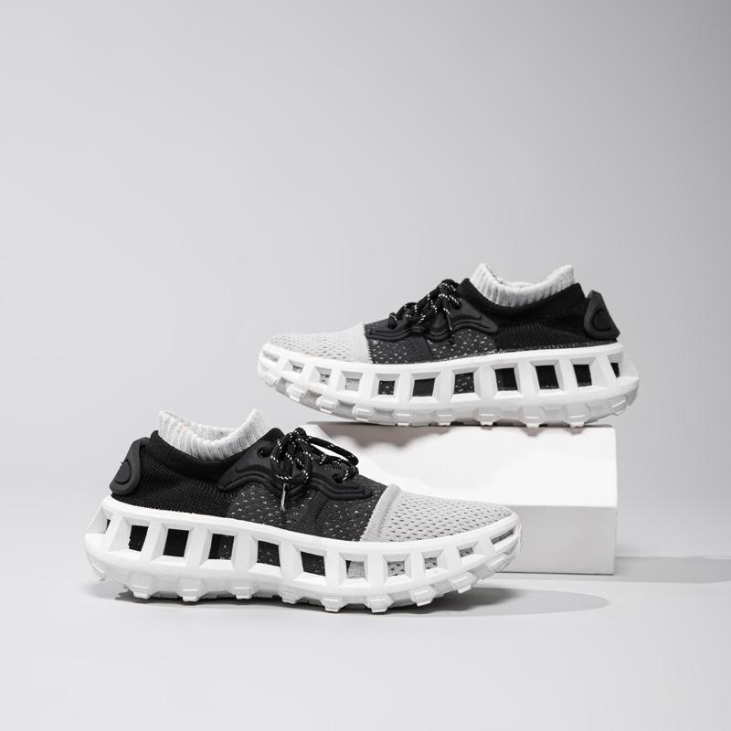 

Summer breathable mesh sneakers men s soft soles shock-absorbing wear-resistant lightweight casual running shoes comfortable trend shoes 39