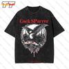 Cock Sparrer Blitz Cockney Engelsgleiche Aufsteiger Vintage Oversize T-Shirt ECS7