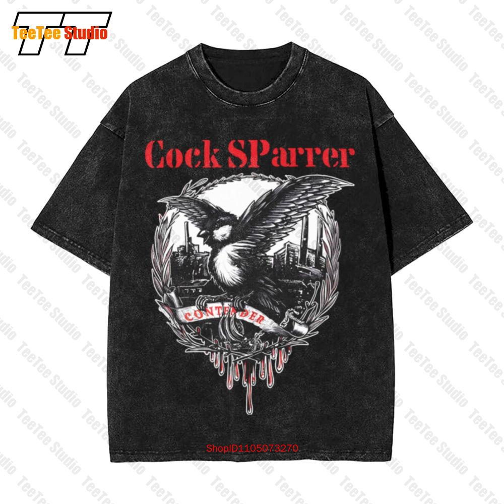 Cock Sparrer Blitz Cockney Engelsgleiche Aufsteiger Vintage Oversize T-Shirt ECS7