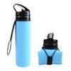 Leakproofs Silicone Foldable Water Bottles Light weights Folding Water Bottles