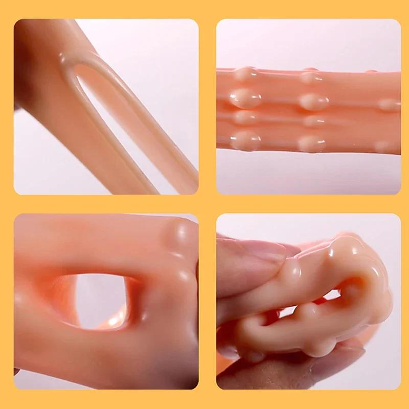 Cock Ring Delay Ejaculation Condom Penis Ring Enlargement Toys Men No Vibrator Women Anal Clitoris Massager Shop