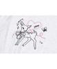 CPGN STUDIO Dear Bloom Crop Short Sleeve T-Shirt Melange White
