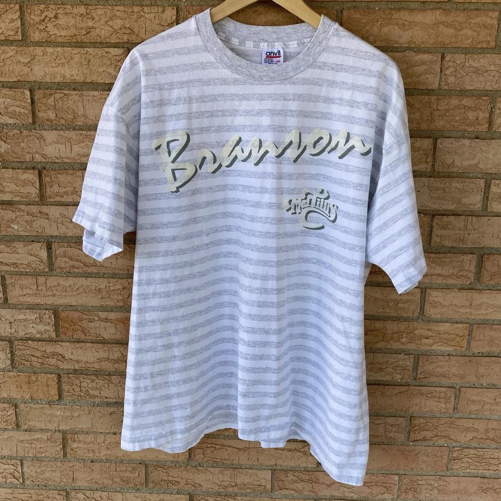 MEL TILLIS Branson Single Stitch T-shirt Anvil 2X 80s 90s Country Music Striped