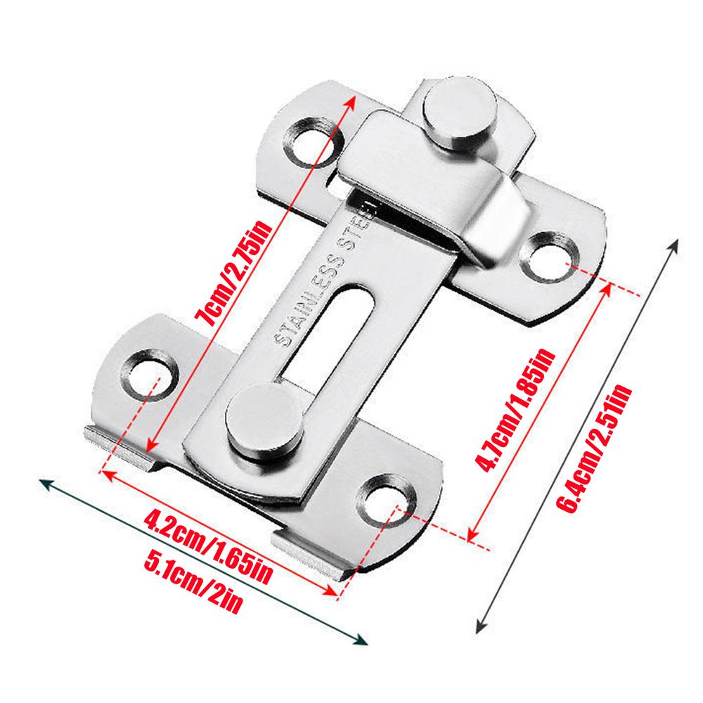 Stainless Steel Latch Heavy Duty Barn Door Latch Security Door Locks Barn Door Locks And Latches Child Safety Door Latch Fo