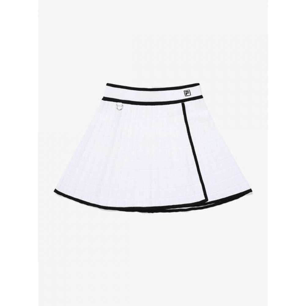 Fila Knit Pleats Skirt Model