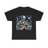 Unisex Adult T Shirt Alien Jazz Virtuoso Art Deco Cityscape Retro Sci Fi Quirky