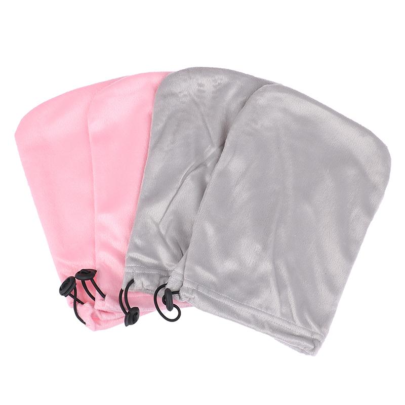 1 Pair Nail Paraffin Heat Wax Protection Mitten Hands Gloves Spa Nail Art Tools