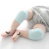 Summer Baby Knee Pads Socks Set Solid Color Anti Slip Socks Kneecap Kid Crawling Safety Floor Socks Knee Protector for Girls Boys
