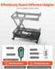 71 Cm Electric Lift Table Single Scissor Lifting Platform 150 Kg 4 Wheels