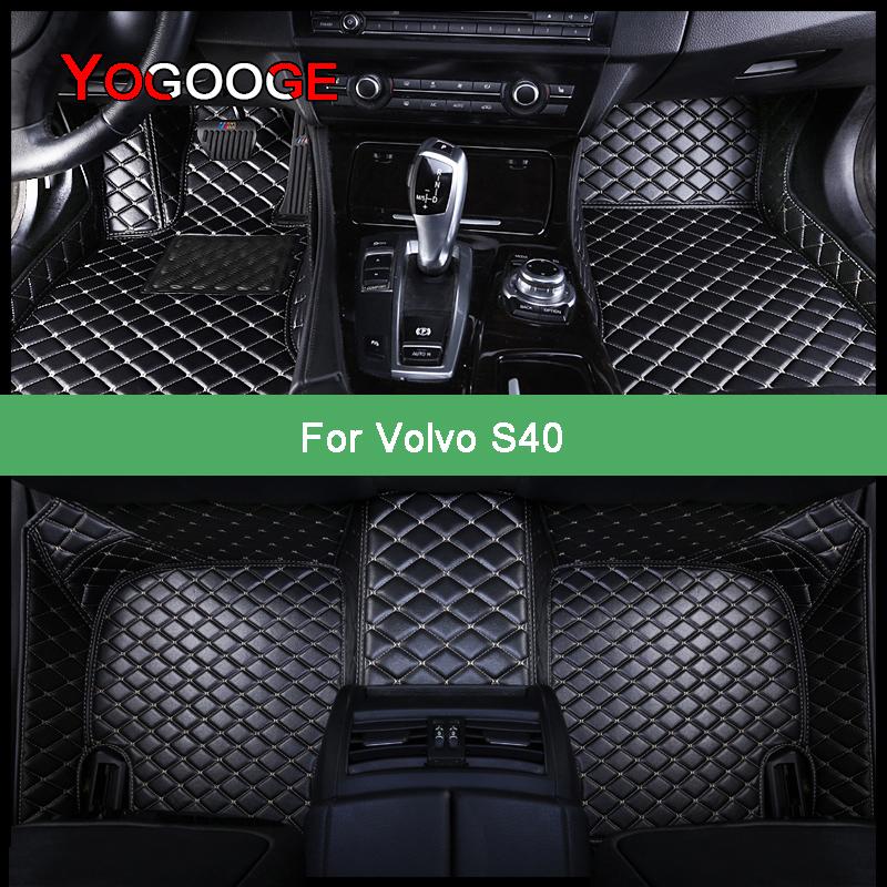 

Автомобильные коврики YOGOOGE для Volvo S40, аксессуары для ног, авто