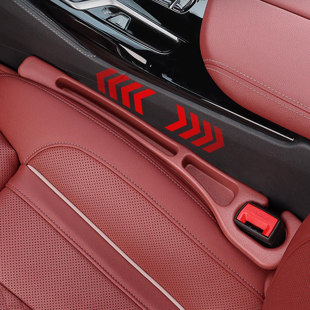 2Pcs Car Seat Gap Filler Organizer Universal Car Seat Gap Anti-leak Stopper Strip Slot Seat Gap Storage Organizer Accessories