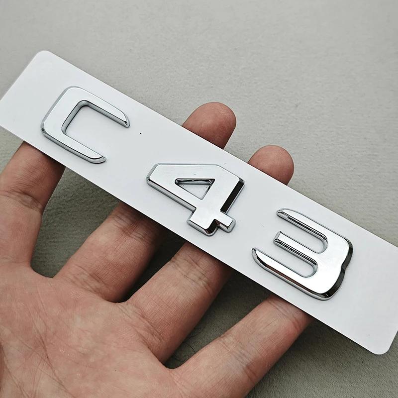 3D ABS Car Letters  Logo Rear Trunk Badge Emblem Decals  Car Sticker Accessories