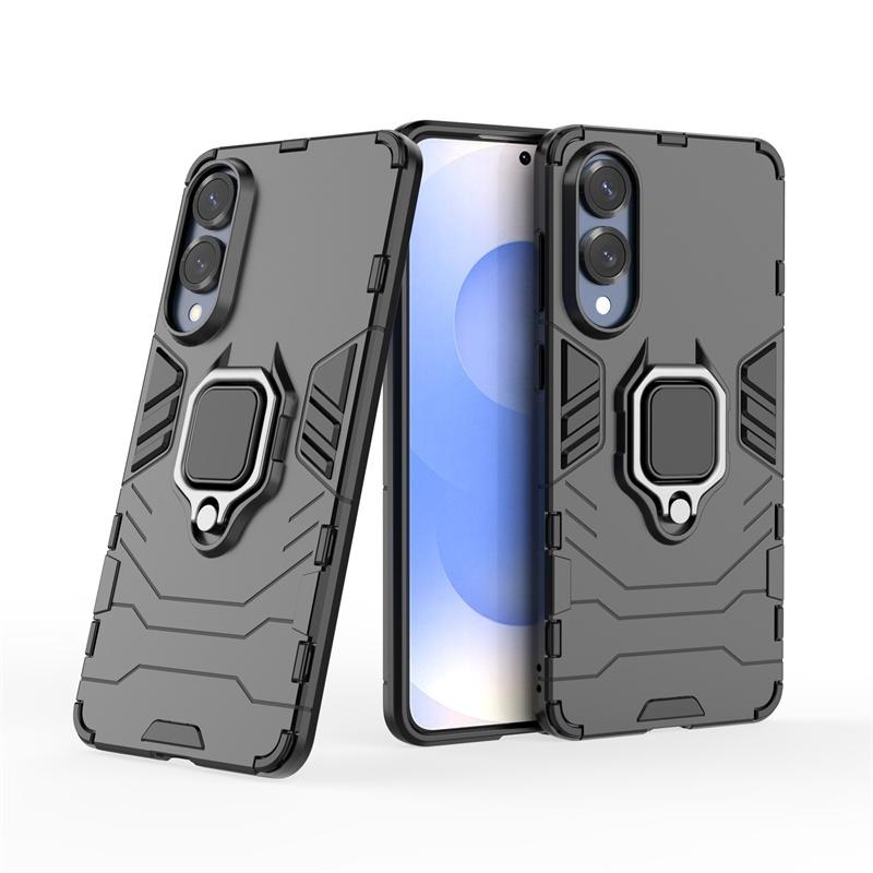 Für Samsung S25 Edge Hülle Abdeckung Für Samsung S25 Edge Capas PC Stoßfest Magnetischer Ringhalter Für Fundas Samsung Galaxy S25 Edge