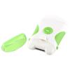 Electric Nail Clipper, 2 in 1 Safe Nail Clipper with Light, Quick   Care Nail File, Easy Cleaning, White and Green Mix, 10 x 6 x 2 cm, Battery