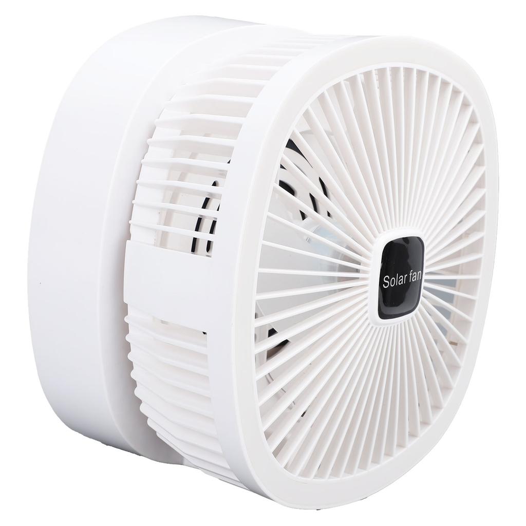 Foldable Desk Fan with Solar Panel Rechargeable Battery Operated Portable LED Night Light Standing