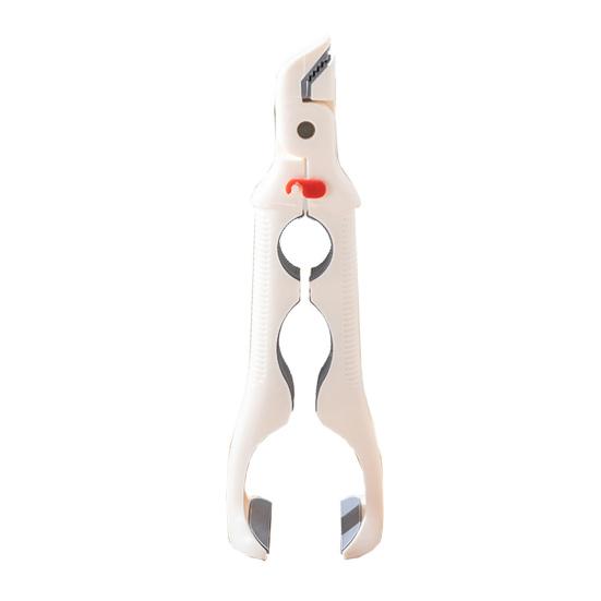 Anti-Scald Dish Clip 3-in-1 Multi-Functional Hot Plate Gripper Bowl Plate Clamp Bottle Opener Heat Resistant Silicone Kitchen Tool with Non-Slip Grip