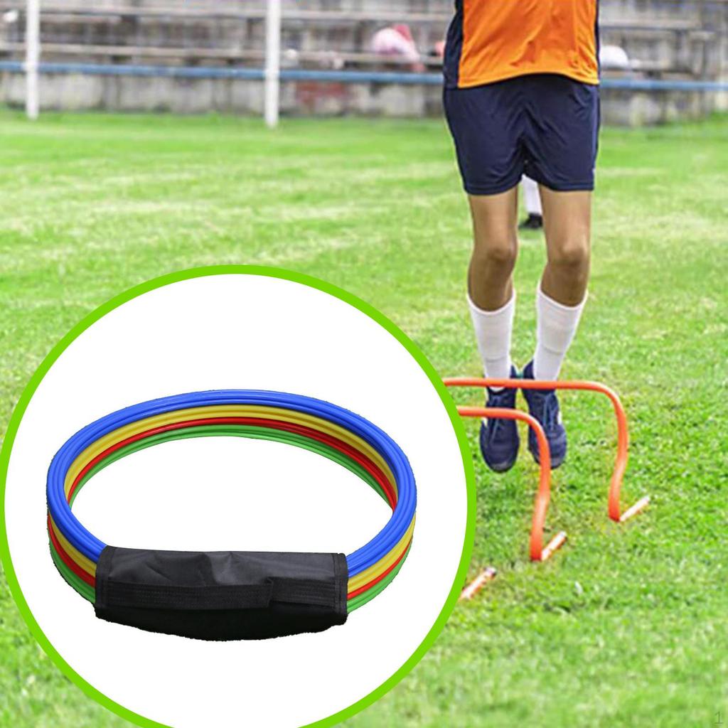 12 Stuks Wendbaarheidsringen Oefening Snelheidscirkel Multifunctionele Voetwerk Balans Oefeningen Springringen