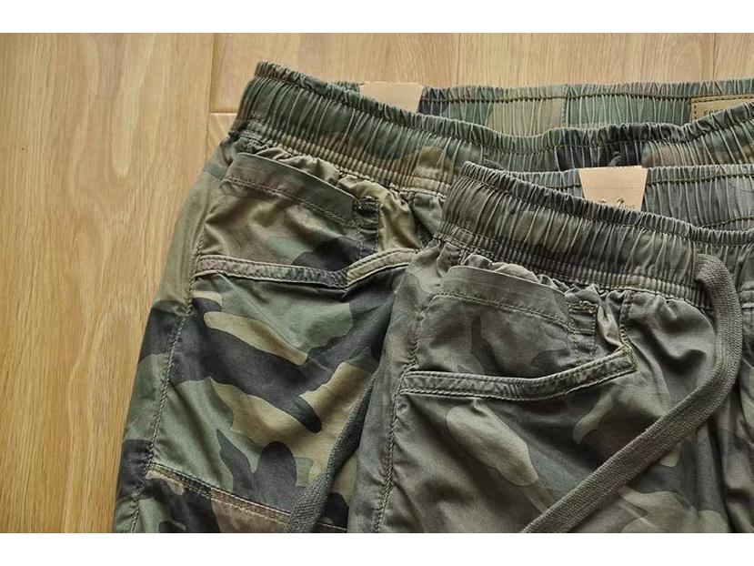 Αθλητικό Παντελόνι Τζόκινγκ Καμουφλάζ Γρήγορης Ξήρανσης Ελαφρύ Αναπνέον - Ελαστική Μέση, Καλοκαιρινό Παντελόνι Cargo