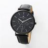 Salvatore Marra Watch Daily Waterproof Date Day Display Leather Strap BKBK SM22102-BKBK