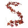 Fall Pumpkin Maple Leaf Garland for Holiday Home Decor