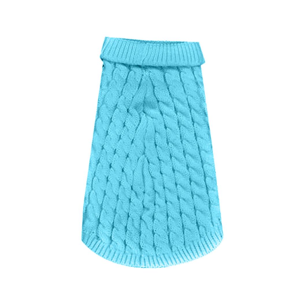 Turtleneck Dog Pullover Sweater for Medium Dogs to Large Dogs Windproof Thick Coat for Winter Outdoor