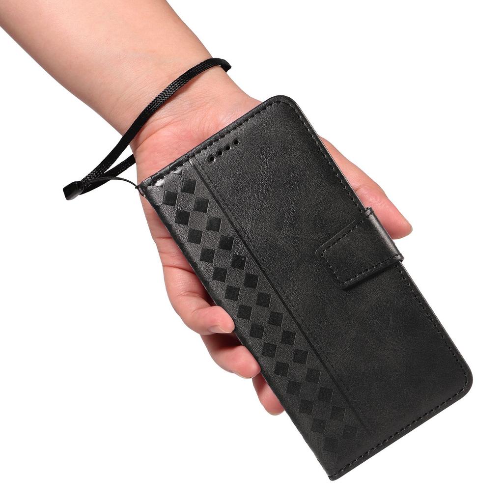 Leather Wallet Flip Case For Samsung Galaxy A57 A37 A56 A36 A26 A55 A35 A54 A34 A25 A24 A23 4G 5G Card Holder Cover Diamond Embossed