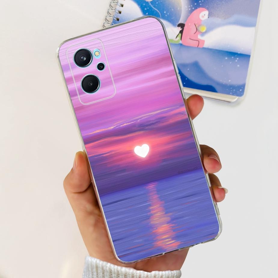 For Realme 9i Case RMX3491 New Fashion Painted Cover Clear Silicone Soft TPU Phone Case For Realme 9i 5G RMX3612 Realme9i Fundas