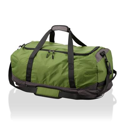 Hapitas Foldable Boston Bag, Carry-On, HPL0414-M, Olive/Gray