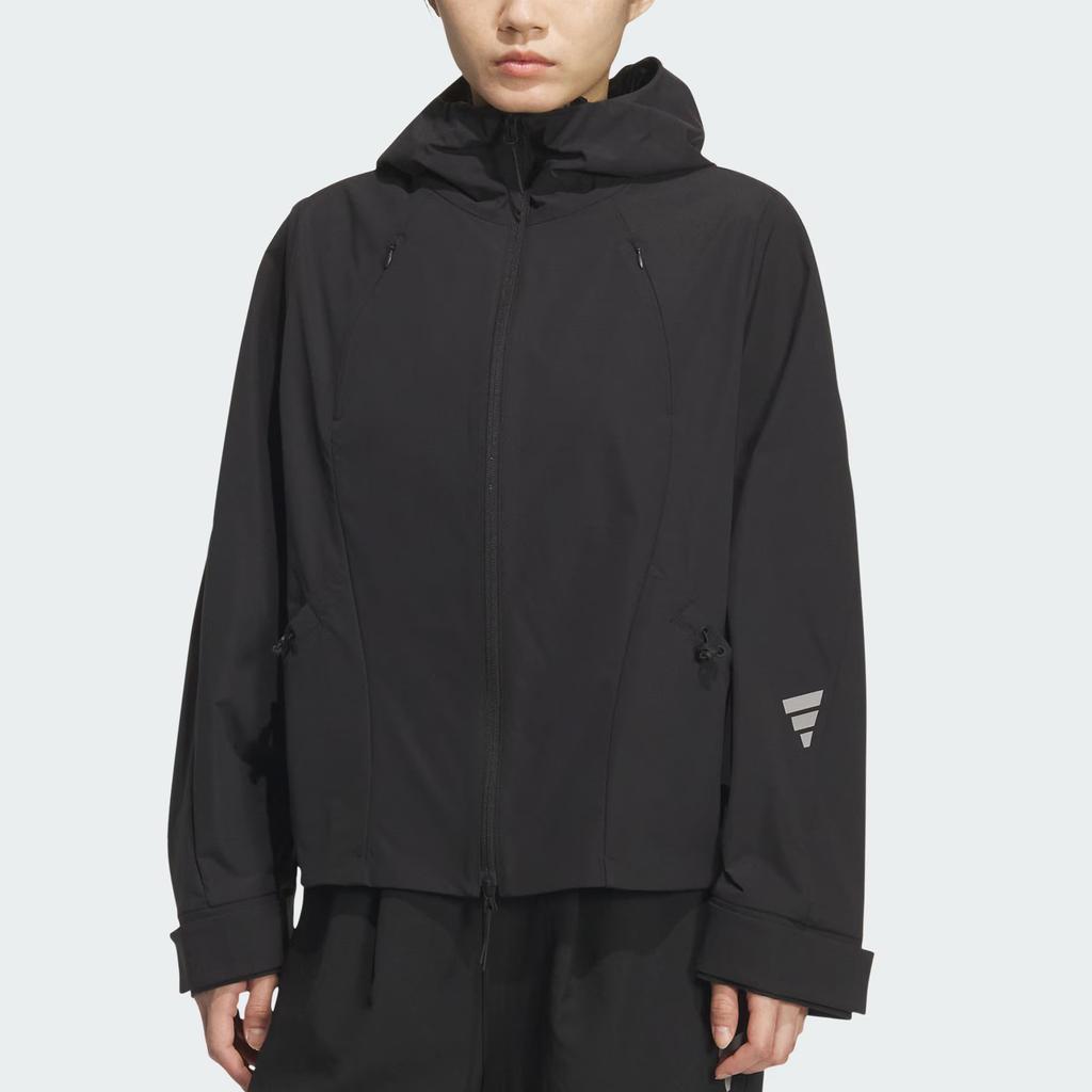 adidas FOS Future Style Woven Water-Resistant Sports Casual Loose-Fit Hooded Long Sleeve Jacket Women Jacket KC2713