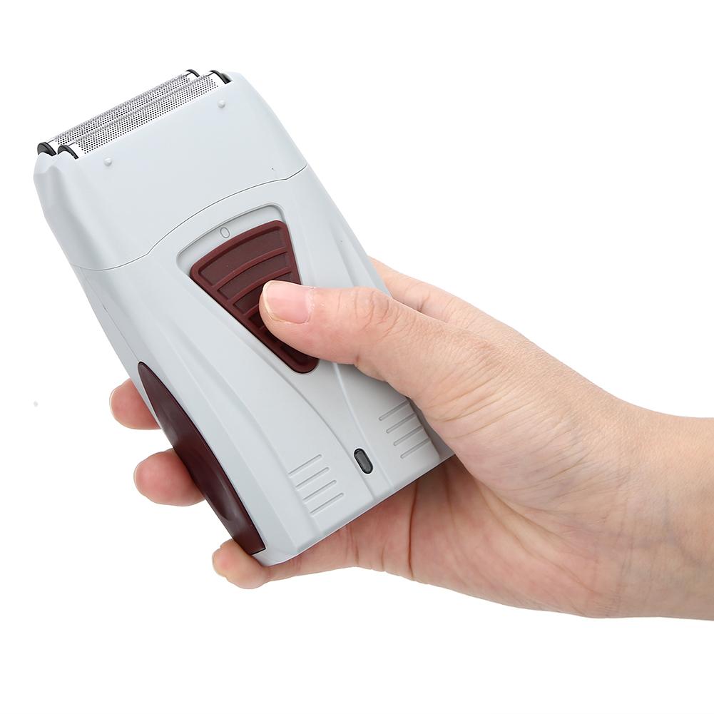 USB Rechargeable Reciprocating Electric Shaver Beard Trimmer for Razor Tool Grey