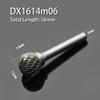 YG8 Alloy Rotary File 1Pcs Round D-type Double Slot Tungsten Steel Wood Carving Grinding Head 3mm 4mm 5mm 8mm 10mm 16mm Diameter
