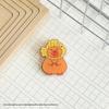 Capybara Acrylic Double-Sided Multifunctional Clip Folder with Sticky Note Holder