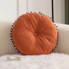 Modern Simple Pumpkin Hairball Round Pillow Pillow Office Sofa Cushion