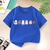 Cat Love Family T-shirt for Boys New Cotton Kids T Shirt Kawaii Children Casual Clothes Teen Baby Boy Summer Tops 2-14 Year