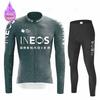 Conjunto de Maillot de Ciclismo de Manga Larga de Forro Polar de Invierno Equipo Granadero Ropa para Bicicleta de Montaña Ropa Ciclismo Traje de Bicicleta de Carreras