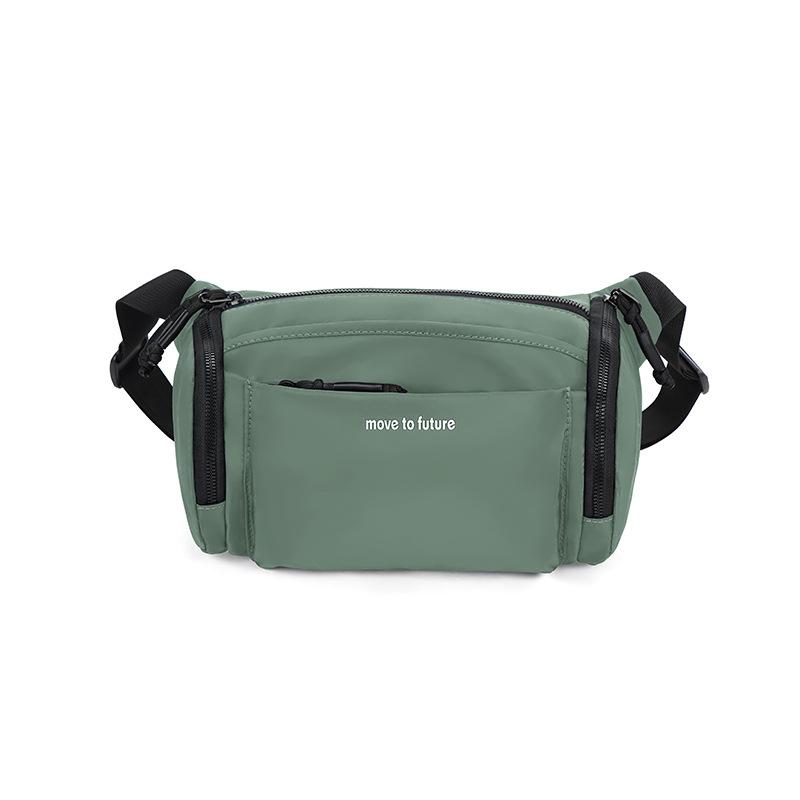 Men's Large Capacity Shoulder Bag Sports Waist Bag Commuter Travel Shoulder Mobile Phone Bag