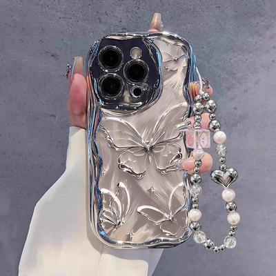 Streaming Butterfly Anwendbar auf iPhone16promax Handyhülle Apple 13 Galvanisierungscreme 14 Sturzschutzhülle 17