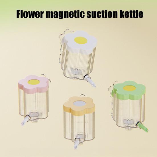 Dispensador Automático de Agua para Pájaros para Jaula, Montaje Magnético Dentro Fuera de la Jaula Alimentador de Agua para Loro, Botella de Agua Transparente para Pájaros para Periquito
