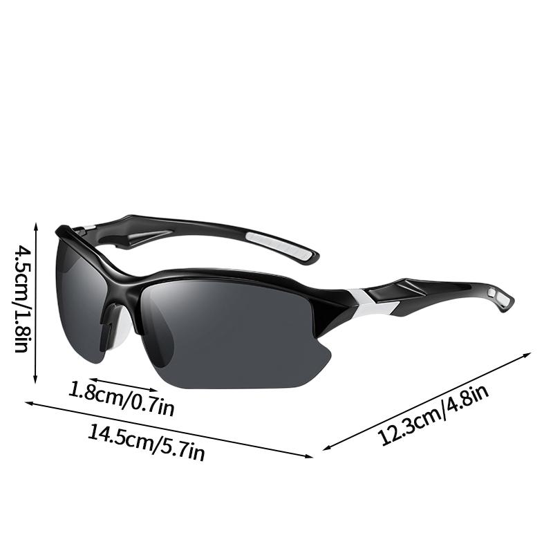 1pc Outdoor Polarized Sunglasses UV Protection Eyewear Sports Glasses for Men Women Running Fishing Driving Hiking Sunglasses