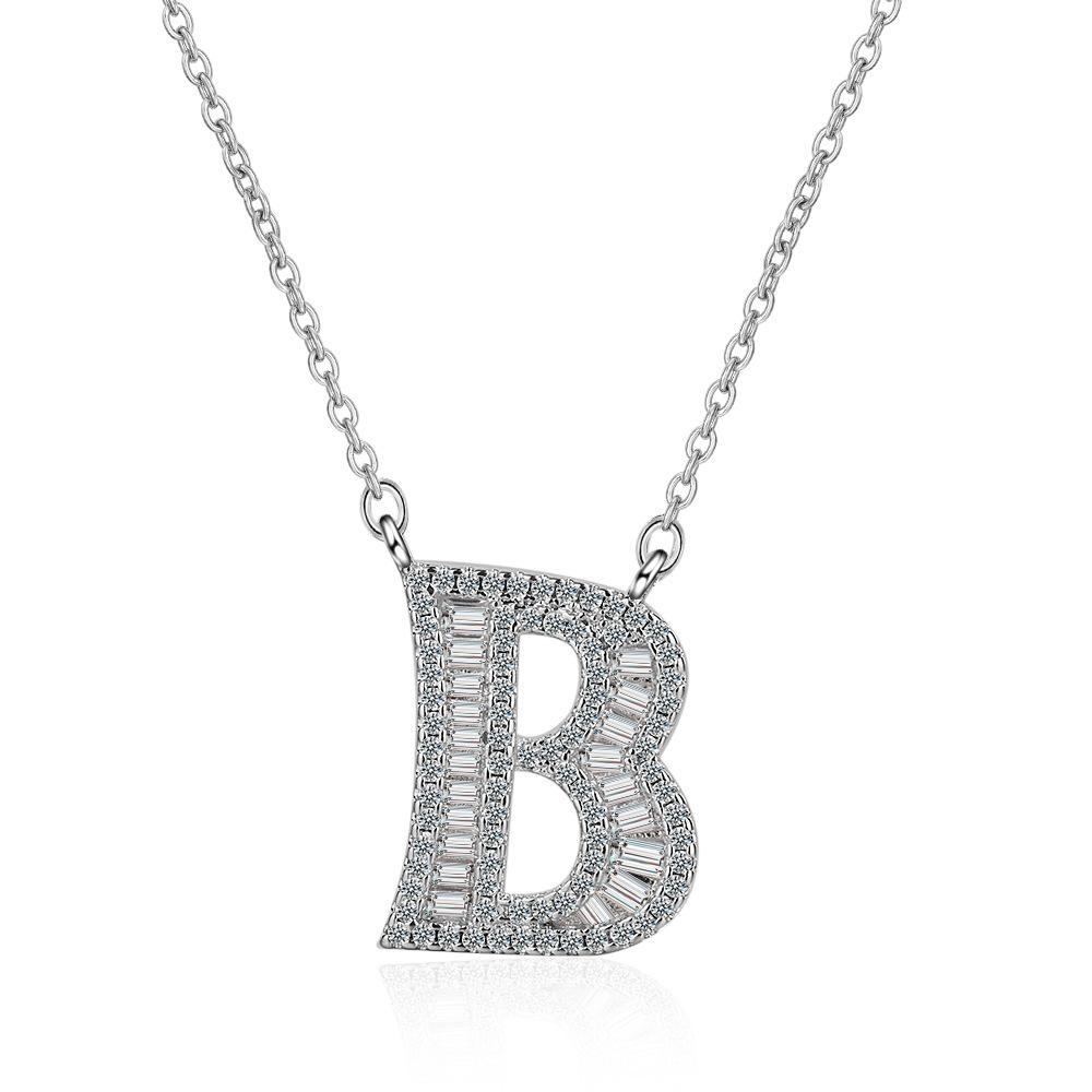 26 Letters of The Alphabet Necklace Female Romantic Travel with The Same Short Section of The Collarbone Chain Valentine's Day Gifts Necklace