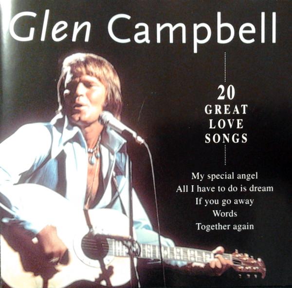 

CD GLEN CAMPBELL - 20 Great Love Songs LS856142 Disky 1999 Netherland Country Used