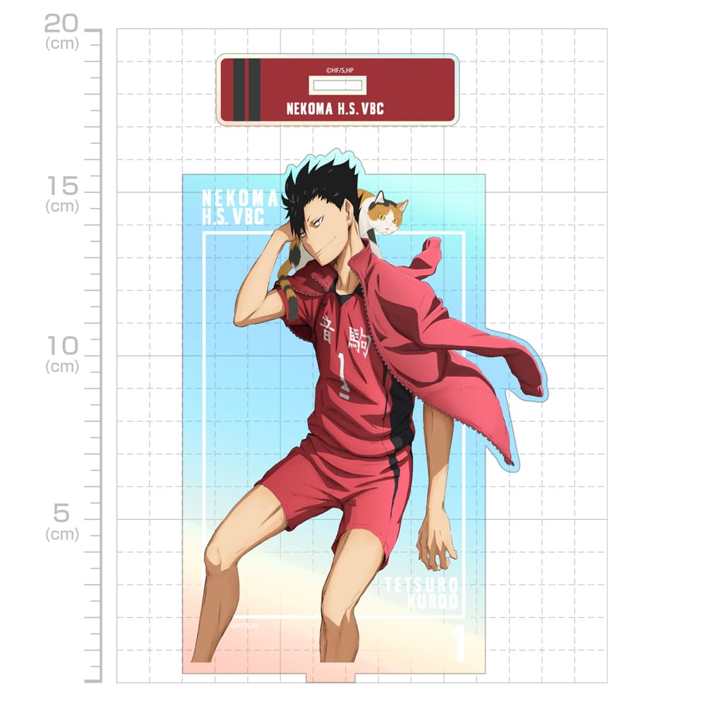 COSPA Kuroo Tetsuro Aurora Acrylic Stand Challenge and Growth Size [Official] Haikyu!! (Large) Ver.