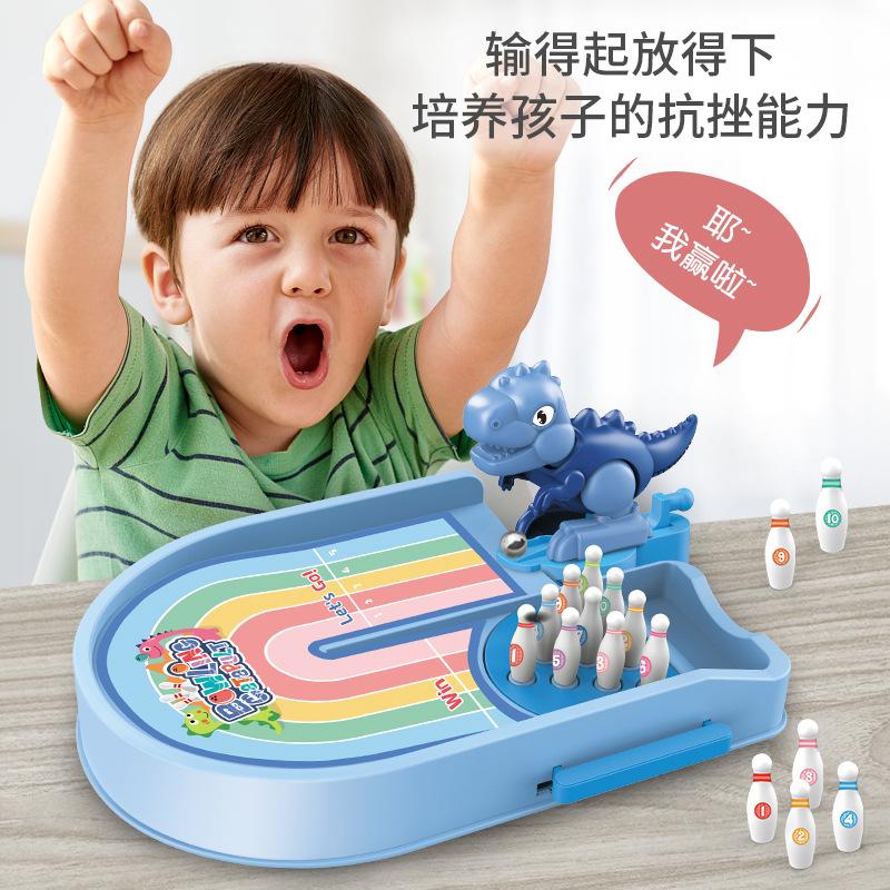 Dinosaur Bowling Traditional Toys Children'S Table Games Kindergarten Gifts Bowling Set