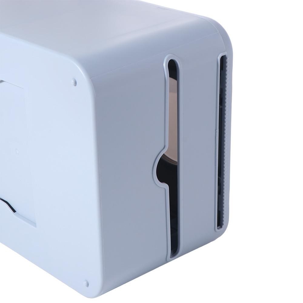 Punch Free Double Layer Tissue Box Plastic Paper Towel Box Toilet Paper Storage Box for Home