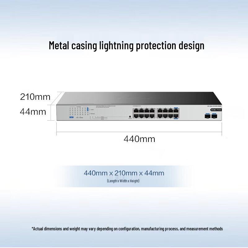 H3C S1218F-HPWR PoE Switch