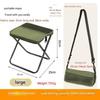 Wear-resistant Folding Backpack Stool Sturdy Crossbody Sports Folding Chair Handbag Style Strong Load-bearing Pencil Case Stool